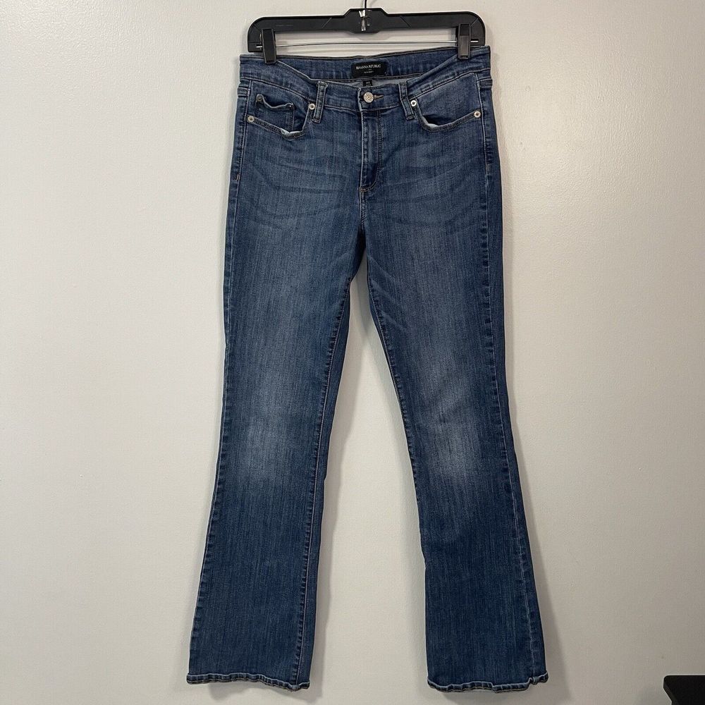 Banana Republic 29/8 Slim Bootcut Blue Jeans